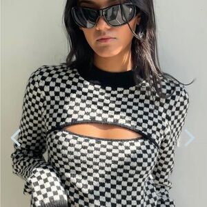 Oak + fort checkered sweater